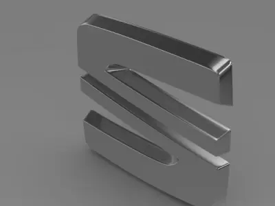 Seat new 3d logo 3D model