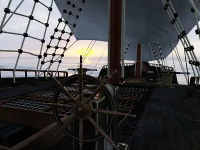 Pirate Ship 3D model 3