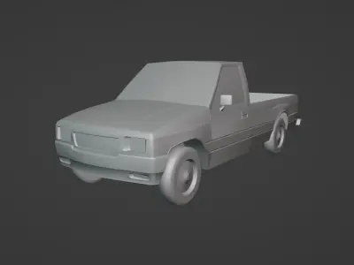 Chevrolet Luv 1992 Low-poly 3D model
