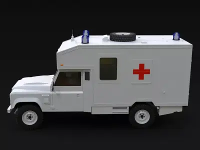 LR Defender Ambulance 3D model
