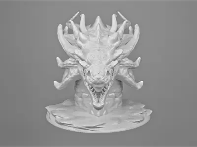 DRAGON HEAD 3D model buy