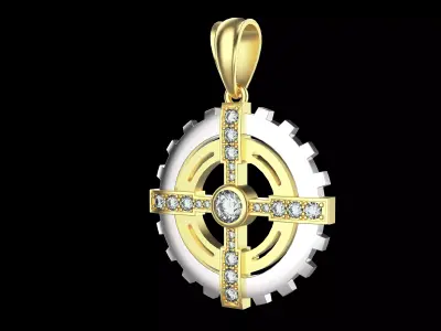 MP01 Gear work Pendent  3D print model
