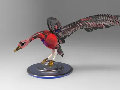 Goose bird 3D model