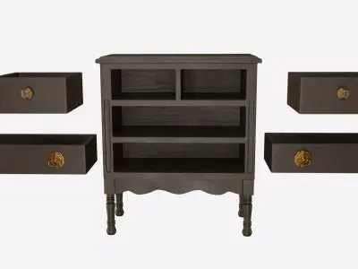 3D Model Nightstand from the 50th 3D model