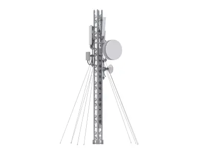 Cell Tower Station 3D model