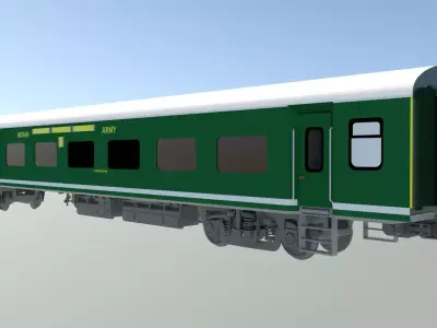 LHB Military Coach Free 3D model