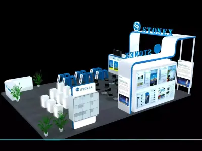 Exhibition - Area - 9X12-3DMAX2009-07 3D model