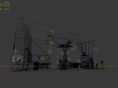Exhibition - Area - 8X15-3DMAX2009-035 3D model