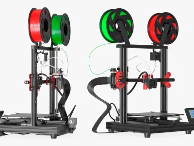 Dual Color 3D Printer 3D model