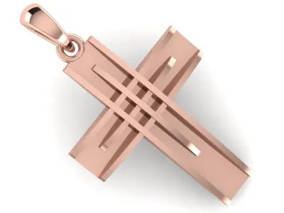 CROSS PENDANT CR172 3D print model