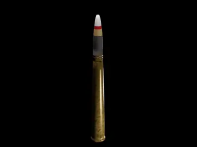 40mm L70 Bofors Round 3D model
