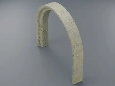 Roman Gate 3D model