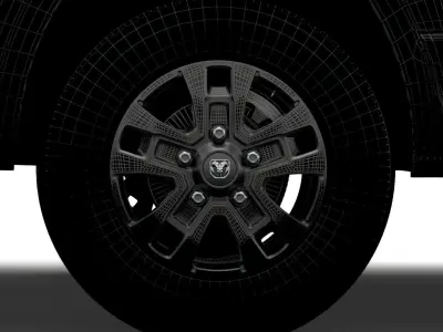 RAM Promaster Van 2023 wheel 3D model