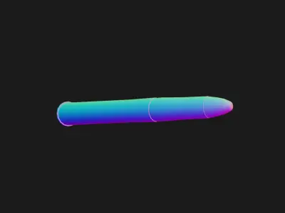 40mm bullet catridge 3D model