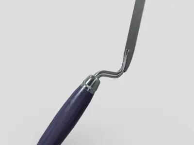 Plaster Spatula Low-poly 3D model