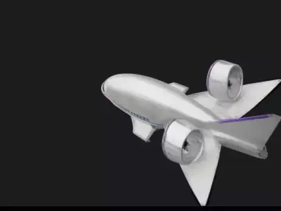 Modular Shuttle Transport 3D Asset 3D model