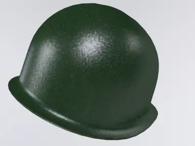 American M1 Helmet Low-poly 3D model