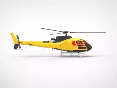 Helicopter Airbus H125 3D model