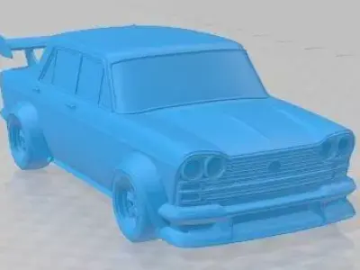 Seat 1500 1972 Tuning Printable Car 3D print model