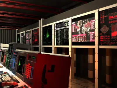 Combat Information Center 3D model