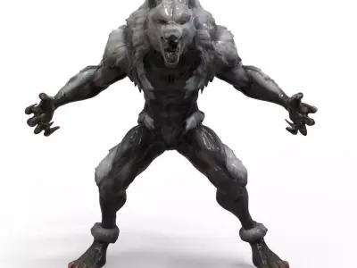 Monster Wolf 3D model
