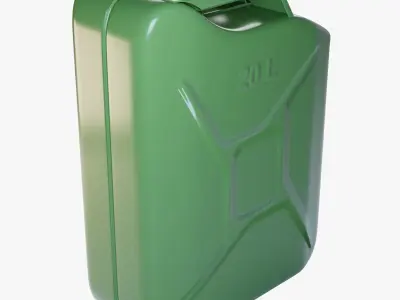Jerry Can Metal Gas 3D model