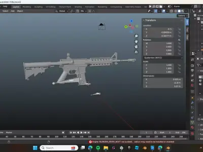 M4A1 Rifle 3D model get