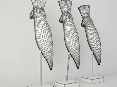 Decorative Mittus 2 3D model