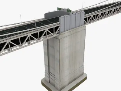 Bay Bridge 3D model