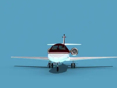 Dassault Falcon 20 V13 3D model