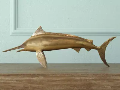 Brass Marlin 3D model