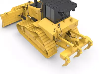 Medium Bulldozer 1  3D model