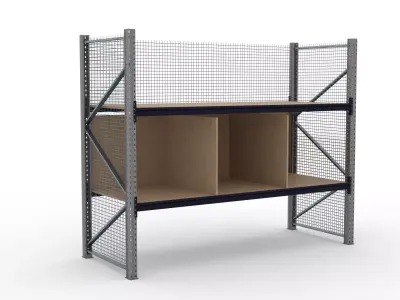 Picking rack system  3D model