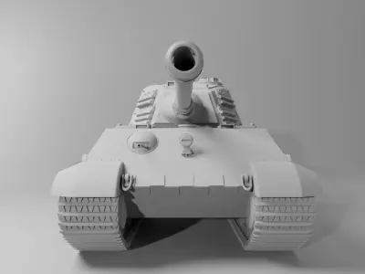 TIGER 2  3D print model