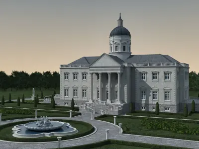 European Palace 08 3D model