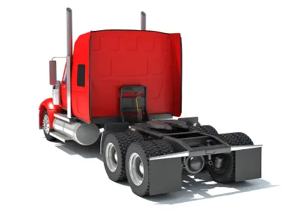 Semi Truck 3D model get
