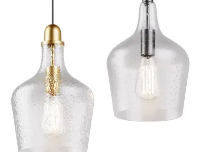 ELYCCUPA Glass Pendant Light 3D model