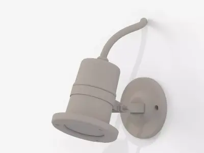 Wall Spotlight  - Sconce Low-poly 3D model