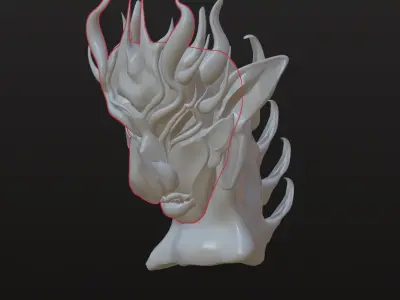 dark mask  3D model
