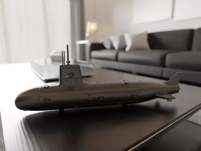 submarine 3D print model shop