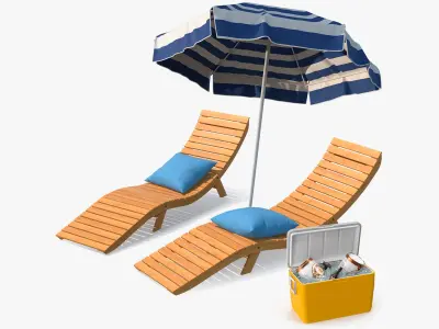 Poolside Collection 3D model