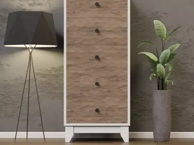 Modern Ikea Drawer Free 3D model