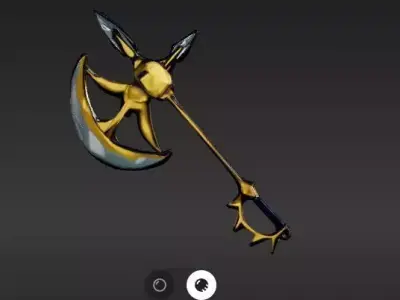 Fantasy Axe or Weapon 3D model