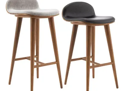 Article Sede Barstool and Barcounter 3D model