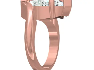 Wedding Ring  3D print model 362