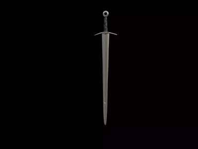 Sword - low poly Free low-poly 3D model