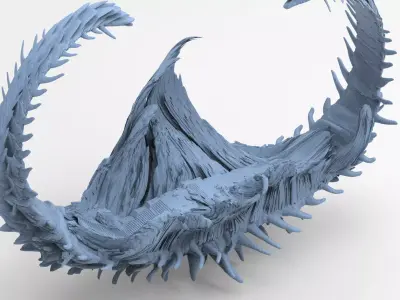 Japanese Genma Spine bridge  3D model