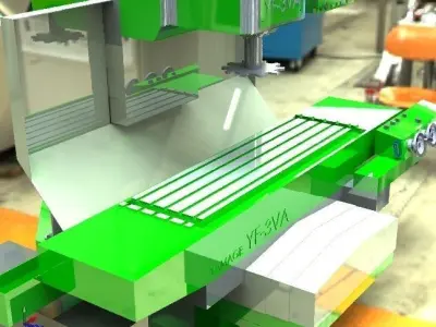 CNC Milling Machine Free 3D model