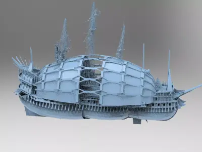 Great Khan Ocean house  3D model