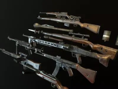 WW2 German Weapons Pack